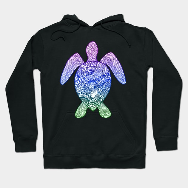 Sea Turtle Hoodie by calenbundalas